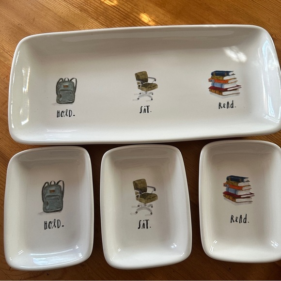 Rae Dunn Artisan Collection by
Magenta Set of 4 Desk Set Hold
Sit Read Backpack - Picture 1 of 10